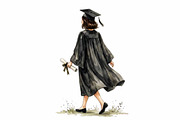 Graduation Clipart Collection PNGs, an Education Illustration by VetalStock (Thumbnail 6 of 20)