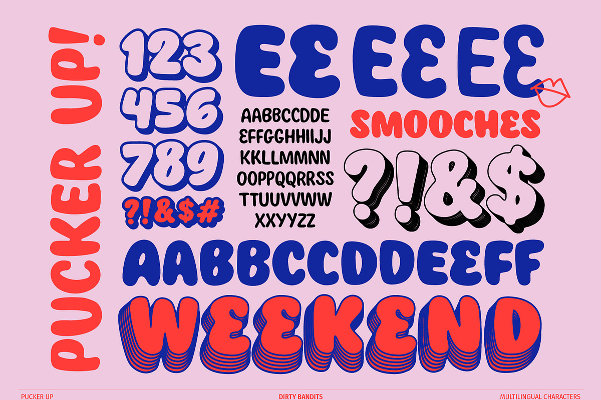 Pucker Up, a Handwritten Font by Dirty Bandits Type (Photo 3 of 11)