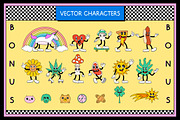 Phlebodium sans serif font 80s 90s, a Sans Serif Font by Fat Hamster (Thumbnail 8 of 9)