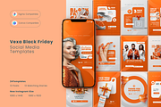 Vexa Black Friday Social Media, a Social Media Template by Sooni Gaad (Thumbnail 1 of 10)