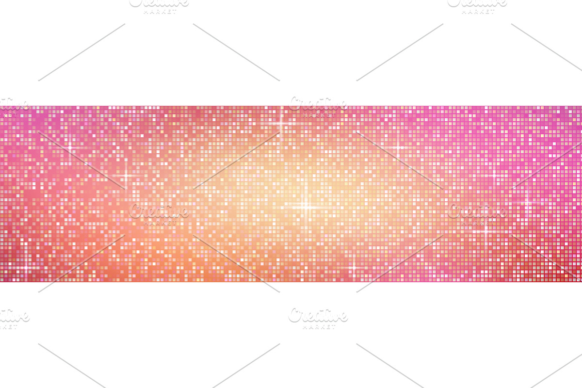 Disco ball mosaic pattern, an Illustration by art PVP - market