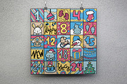 Funny Doodle Square Advent Calendar, a Decorative Illustration by RabbitAndPencil (Thumbnail 4 of 5)