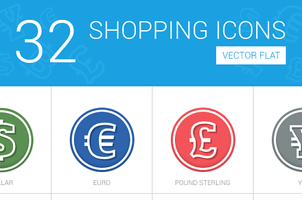 32 Shopping Icons