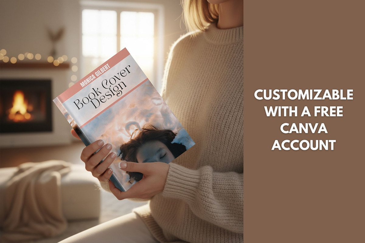 Book Mockup Canva, Book Cover Mockup, a Books & Magazine Mockup by GraphiCarola (Photo 3 of 4)
