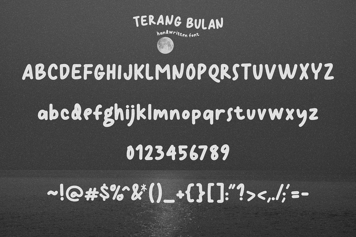 Terang Bulan, a Font by zuzulgo (Photo 6 of 6)