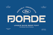 Fjorde - Bold Sans Serif Fonts