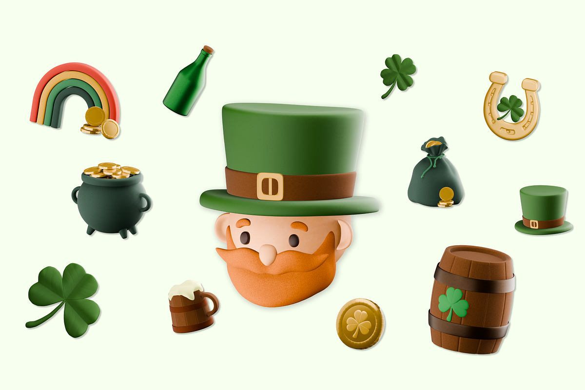 St Patrick's Day 3D Icon Pack, a 3D by Laimmilka (Photo 4 of 4)