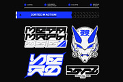 Cortec - Cyberpunk Font, a Sans Serif Font by Enxyclo Studio (Thumbnail 4 of 4)