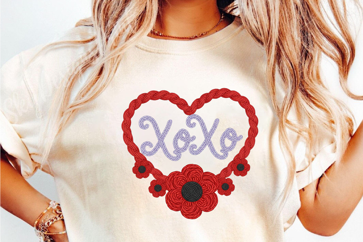 Xoxo- Valentin's Day Sublimation PNG, an Illustration by DreamCafeArt (Photo 5 of 8)