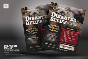 Disaster Relief Flyer Templates