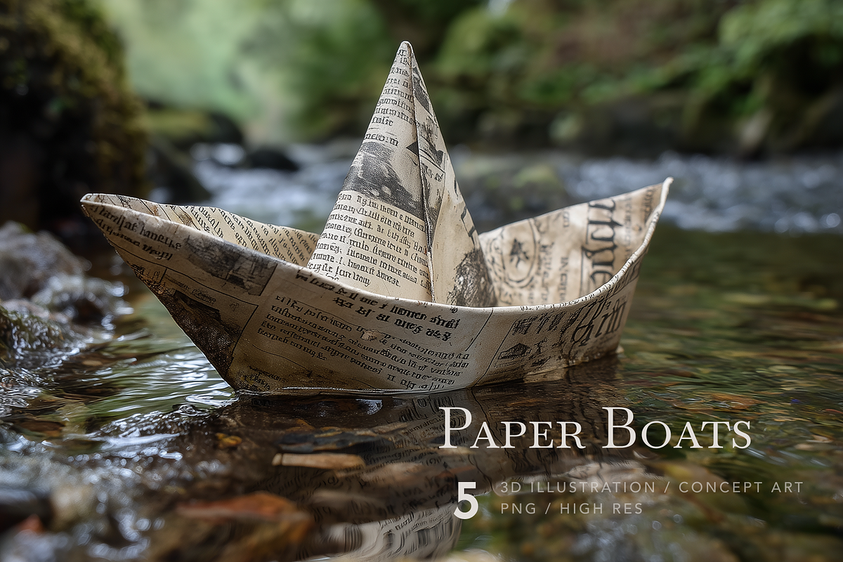 Paper Boats, an Abstract Photo by Picturesque Stories (Photo 1 of 4)