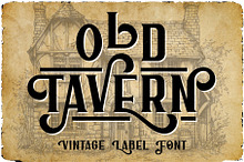 Old Tavern Vintage Label Font