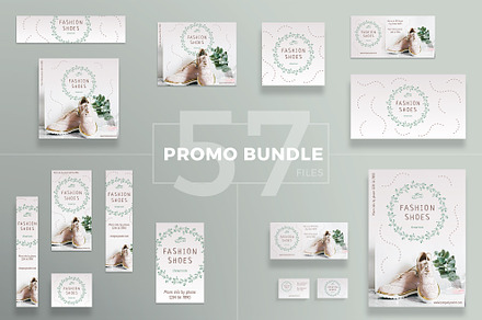 Promo Bundle | Fashion Shoes, a Poster Template by Amber Graphics