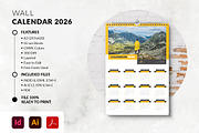 2026 Wall Calendar Printable, a Stationery Template by MstArtwork (Thumbnail 4 of 4)