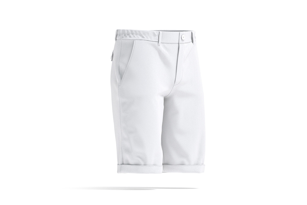 White Men's Casual Shorts 3D Model, an Object 3D Model by rebrandy (Photo 4 of 9)