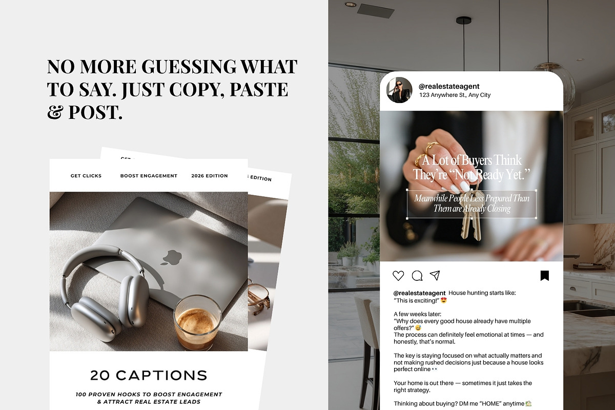 Real Estate Instagram Content Kit, a Social Media Template by Instprofi | Studio Estimo (Photo 36 of 37)