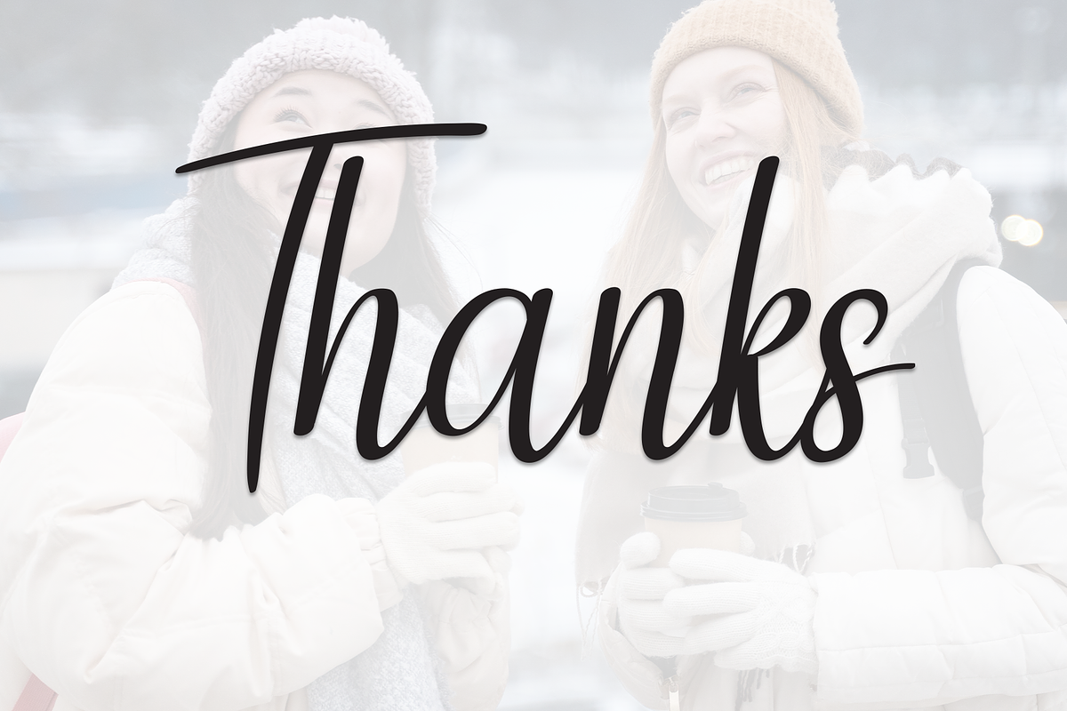 Happy Holiday | Script Font, a Handwritten Font by Scratchones (Photo 9 of 9)
