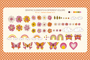 Retro vibes - pattern collection., a Pattern Graphic by rosypatterns (Thumbnail 4 of 7)