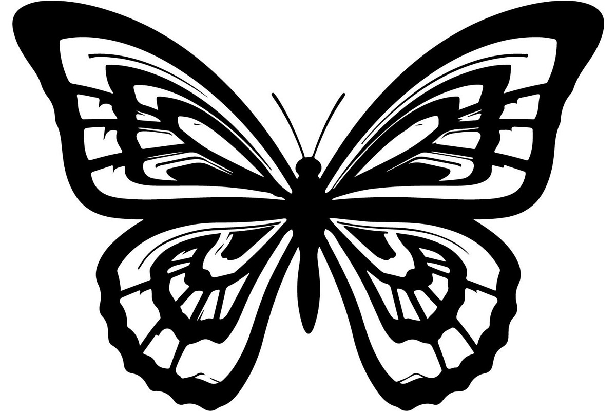 Elegant Butterfly Silhouette, an Object Graphic by Creativeshirt (Photo 15 of 17)