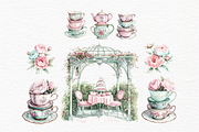 Afternoon Tea, Girls Tea Party, an Object Graphic by Invite to Clipart (Thumbnail 6 of 7)
