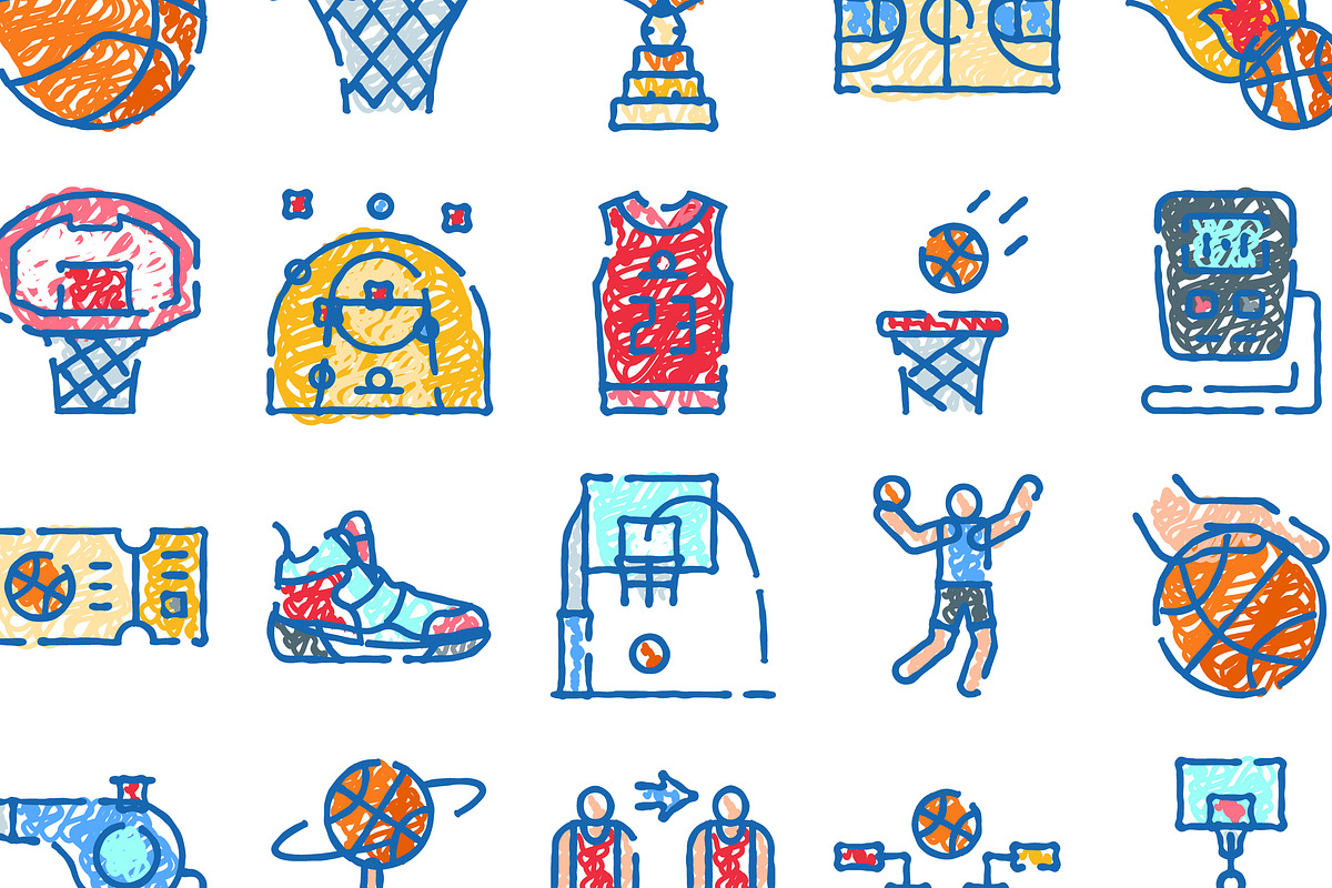 Basketball game elements and sports, an Object Graphic by pikepicture (Photo 3 of 3)