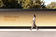 Outdoor Wallscape Mockup, an Advertising Mockup by Design Squad (Thumbnail 1 of 4)