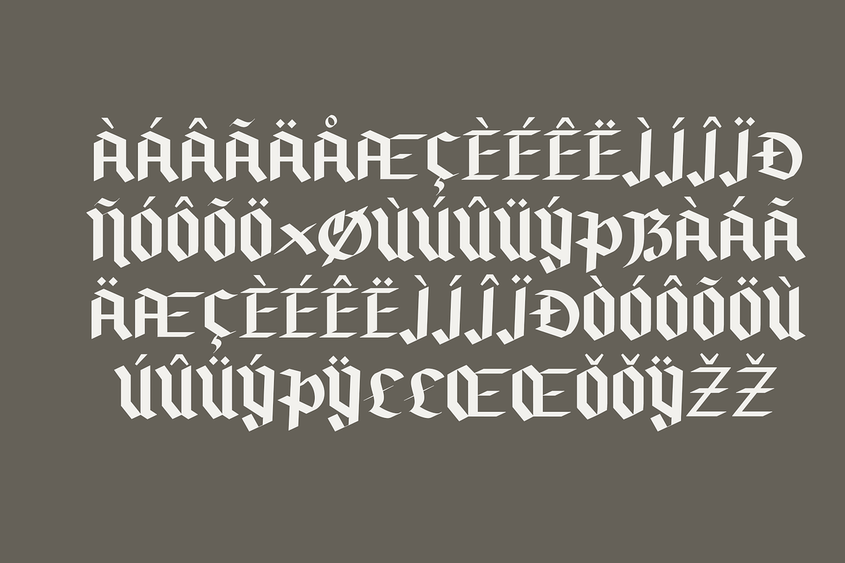 OT Obscur, a Font by OneTen The Studio (Photo 6 of 9)