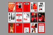 Red Bold Magazine Fashion E-Magazine, a Templates & Theme by graphicook (Thumbnail 4 of 5)