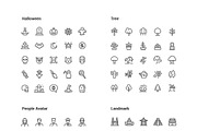 1500 Line Icons Pack, an Outline Icon by WORAKAMON Design Studio (Thumbnail 16 of 18)