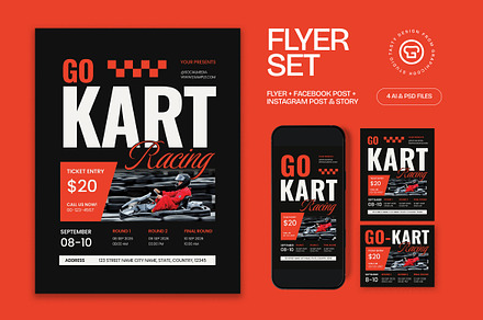 Go-Kart Racing Flyer
