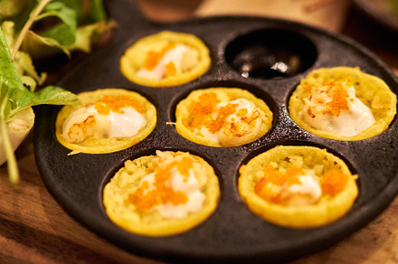 Vietnamese banh khot little crispy p stock photo containing food and vietnam