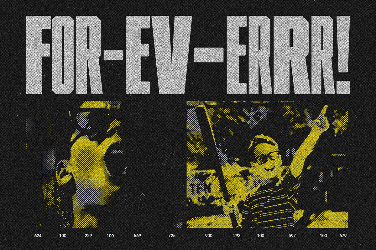 Squints, a Sans Serif Font by Chad Palmer Designs