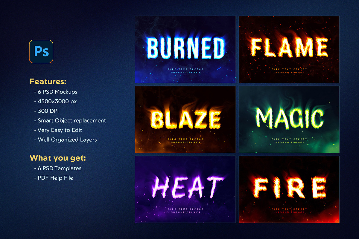 Fire Text Effects, a Layer Style Add-On by Andrew Skoch Design (Photo 9 of 9)