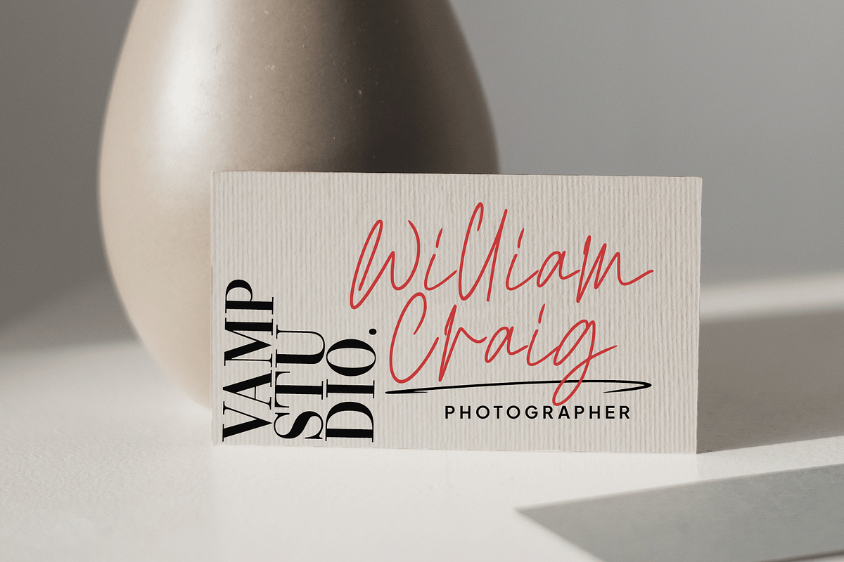 Risling Handwritting Script Font, a Handwritten Font by Vampstudio (Photo 2 of 12)