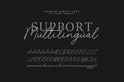 Charlie Script Font, a Script Font by Typebae (Thumbnail 9 of 10)