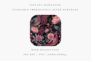 Peacock Pattern Seamless, a Decorative Illustration by Pati Charm Studio (Thumbnail 2 of 7)