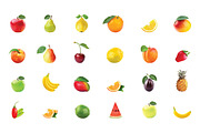 FRUITS (in vector), an Object Graphic by Orange Soda (Thumbnail 2 of 9)