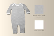 Kids Quarter Sleeve Romper Mockup, a Product Mockup by Designertale (Thumbnail 6 of 9)