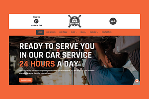 Service Station Joomla template