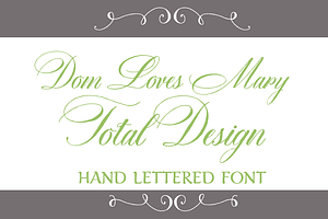 Sale-Dom Loves Mary Total Design