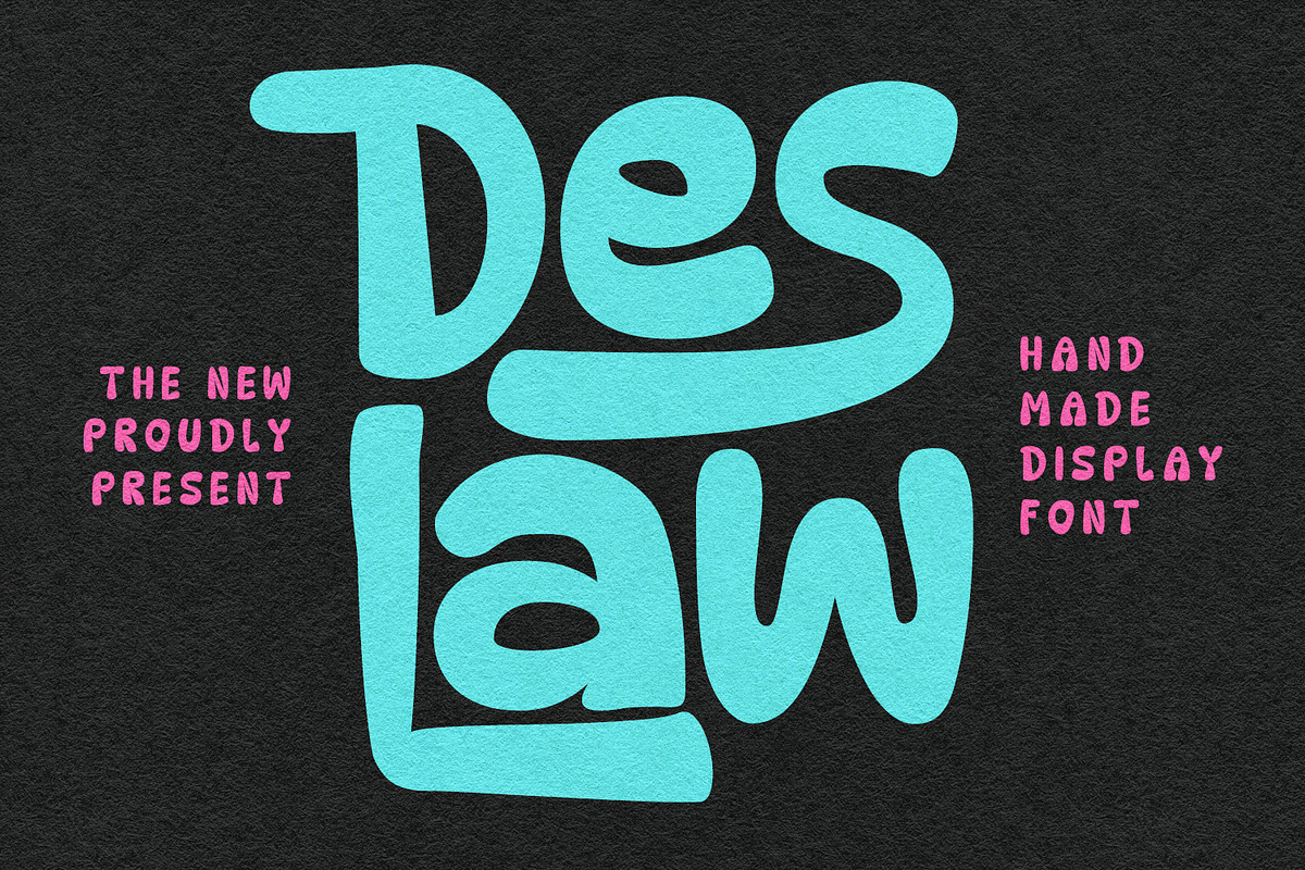 Deslaw Handmade Display Font, a Sans Serif Font by Maulana Creative (Photo 1 of 7)