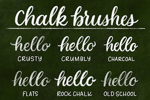 Chalkboard Lettering Brushes