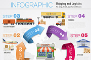 Freight Transport Infographics, a Technology Illustration by TAlex (Thumbnail 3 of 6)