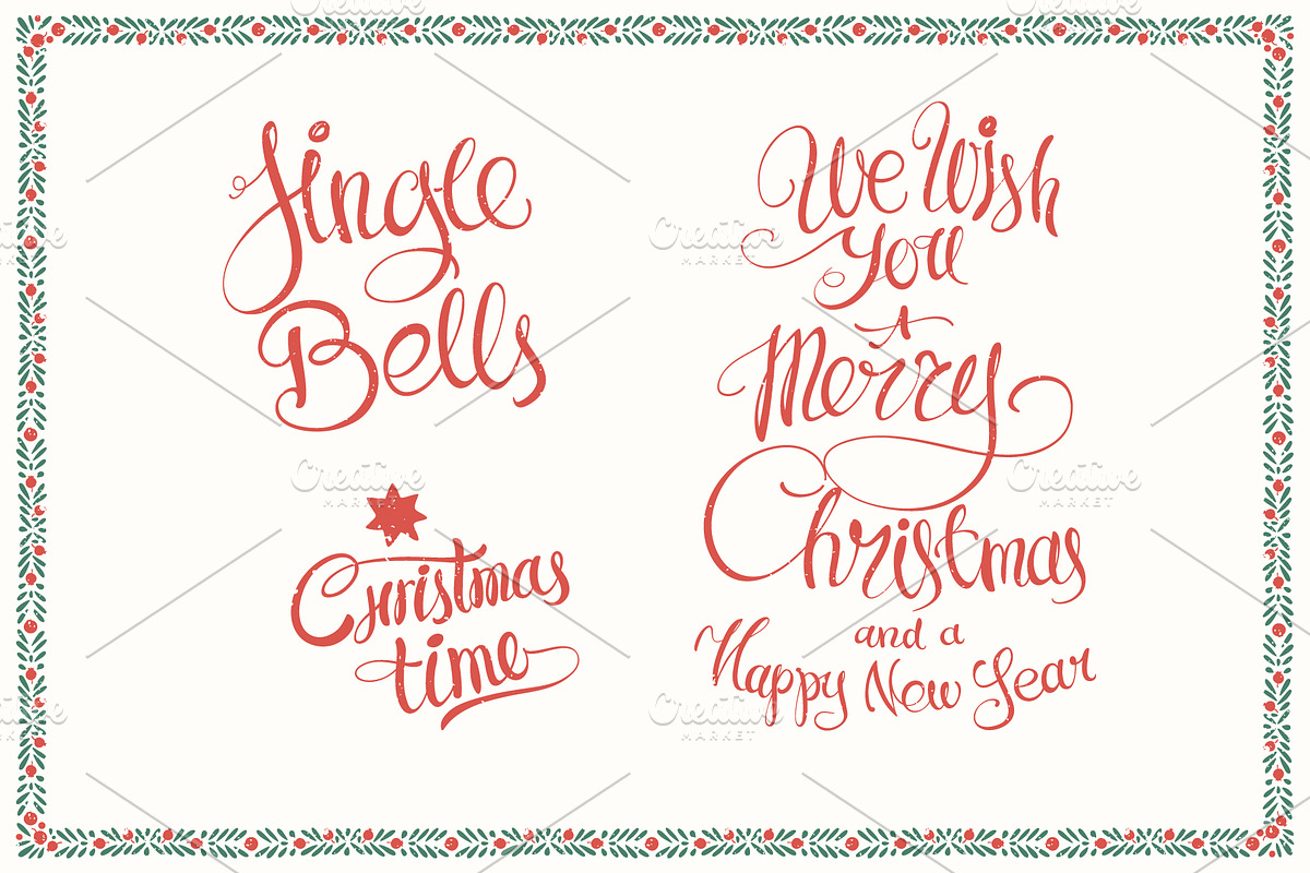 Fine Christmas Hand-drawn Clip-art, a Decorative Illustration by Adiemus (Photo 2 of 10)