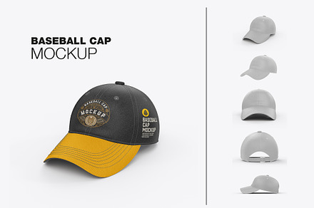 Baseball Cap Mockup, a Hat Mockup by OneVectorStock
