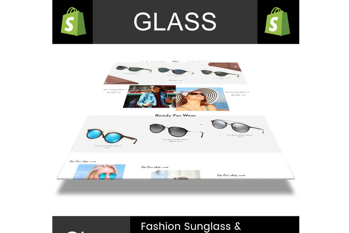 Glass Sunglass Fashion Shopify Theme, a Shopify Template by ThemeTidy Shopify Agency (Photo 2 of 2)