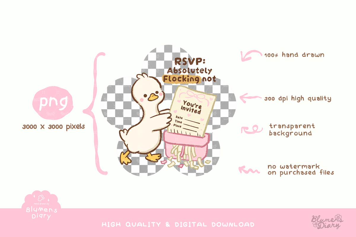 Antisocial Introvert Animal Clipart, an Animal Illustration by Blumensdiary (Photo 3 of 6)