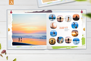 12x12 Photo Album Template / Aurora