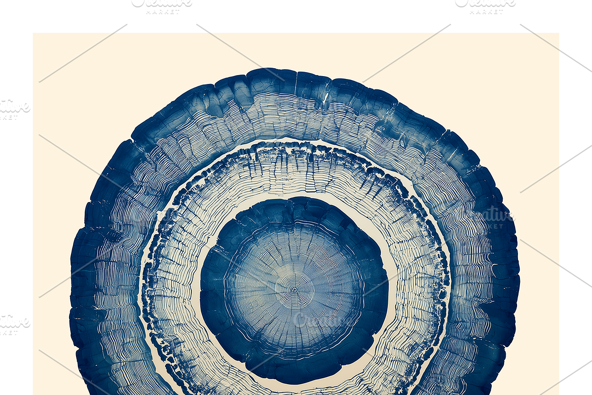 Natt Collection · Organic Tree Rings, a Texture Illustration by milatovar (Photo 16 of 19)