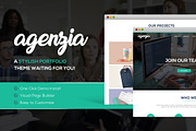 Agenzia | Portfolio & Agency, a WordPress Template by ThemeBear (Thumbnail 1 of 8)